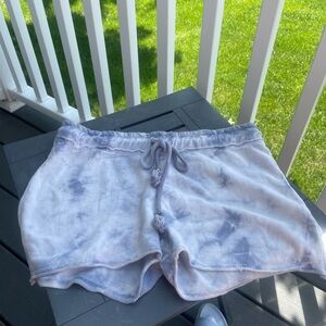 Women’s tie dye lounge shorts